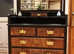 5 Drawer Edwardian Walnut Burr Sideboard Dresser with Mirror