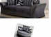 **Chic Brand New Corner Lounge - 2 & 3 Seater Sofa with Coordinated Footstool