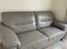 Leather sofa plus matching arm chair