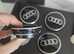 Audi genuine alloy wheel hub caps new in box