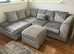 Practical Corner Sofa Design - 3 & 2 Seater Set with Footstool