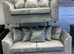 **Stylish Brand New L-Shape Couch - 2 & 3 Seater with Coordinated Footstool