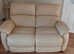 3 and 2 seater leather sofas