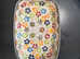 Hand painted ceramic pie dish