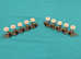 Vintage Left & Right Machine Head 5-Link Tuning Pegs for 10-String Instruments