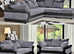 **Brand New Luxury Corner Sofa - 3 & 2 Seater with Footstool**
