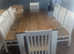 7 ft dining table and chairs