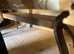 Glass dining table
