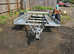 Single axle braked car trailer