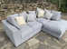 **Brand New Stylish L-Shape Sofa - 3 & 2 Seater with Footstool