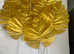 Artificial Palm Leaves x10 gold - New