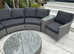 Grey large luxury modular rattan garden patio conservatory/summerhouse furniture