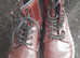 Dr Martens Glitter Burgendy Boots UK Size 1
