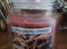 Red Cinnamon Sparkle glass jar candle