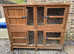 5ft Two Tier Home & Roost Hutch & extras