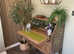 Beautiful Up-cycled Oak Desk / Bureau / Mini Cocktail Bar