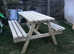 Hand made picnic  benches