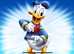 Disney Donald Duck  Keyring memorabilia movie 35mm film keychain collectible