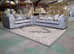 **Modern Brand New Corner Sofa - 3 & 2 Seater with Footstool Addition**