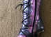 New Rock Purple rock / gothic boots - stand out in the crowd!  Perfect condition