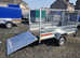 Brand New 7,7ft x 4,2ft Single Axle Trailer With 80CM Mesh and Ramp 750KG