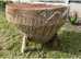 Large vintage original cow hide skin Africa tribal drum