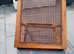 Antique solid wood bed rest