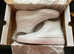 Plain White Leather Converse Boots