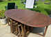 Garden table and chairs.