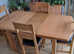 Solid Oak Dining Table & 4 Chairs