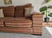 Laura Ashley Striped 3 Seater Sofa  Delivery Available