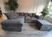 Sophisticated Corner Sofa Design - 2 & 3 Seater Set Plus Ottoman