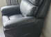 2 black leather navona tilt and rise recliner chairs 500 each chair