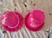 Brand new hot pink poultry feeder & drinker