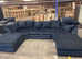 **Milan Trendy Brand New Corner Sofa - 2 & 3 Seater Set with Footstool