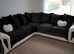 **Premium Brand New Modern Corner Sofa - 3 & 2 Seater with Footstool