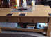 solid wood oak coffee table, exceptional condition