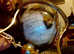 large  size VINTAGE GLOBE  real mother of pearl. See pictures. in excellent condition!