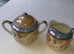 Vintage Japanese Copper Lusterware Tea Set