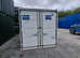 10ft x 8ft Used Shipping Container - Good Condition - White Shipping Container