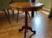 Mid Century Round Italian Tripod Table Antique Style 1960,s floral inlay