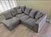 **Spacious Brand New Corner Setup - 2 & 3 Seater Sofa with Stylish Footstool**
