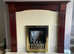 Marble hearth and back panel