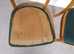 four vintage kitchen chairs circa 1950  for up-cycling / restoration