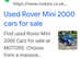 Rover Mini Cooper Sport Saloon, Manual Petrol, 86,941 miles