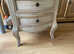 Beautiful French leg bedside cabinet