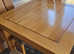 Beautiful, solid oak dining table and chairs