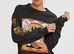 Black Hoodie | Chill Bread Vibes Unisex Sponge Fleece Raglan Sweatshirt | Winter Clothes | Women's clothing in UK