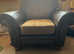 3 piece settee with storage footstool
