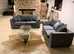 **Brand New Spacious Corner Couch - 2 & 3 Seater with Coordinated Footstool